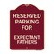 Signmission Parking Reserved for Expectant Fathers Heavy-Gauge Aluminum Sign, 18" L, 24" H, BU-1824-23389 A-DES-BU-1824-23389 - alternate 1